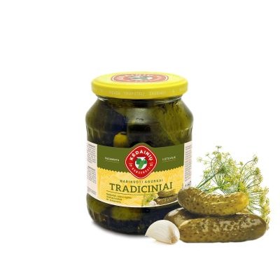 Agurkai marinuoti Kėdainių, 660 g / 330 g